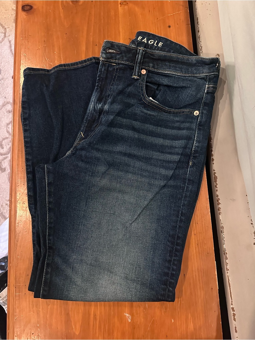 American Eagle Outfitters Men's Indigo Straight Jeans